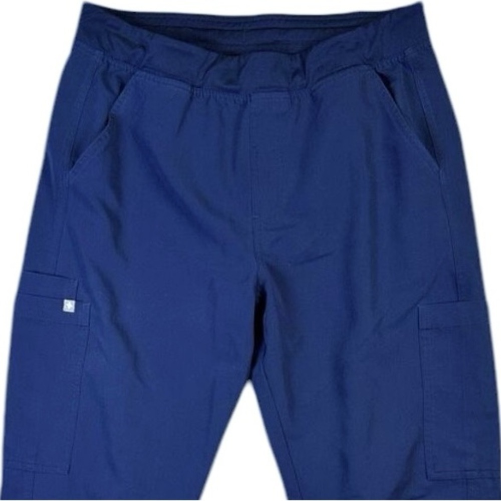 FIGS Axim Style Men’s Cargo Scrub Pants Navy Straight Leg 7 Pockets Sz S - Picture 3 of 10